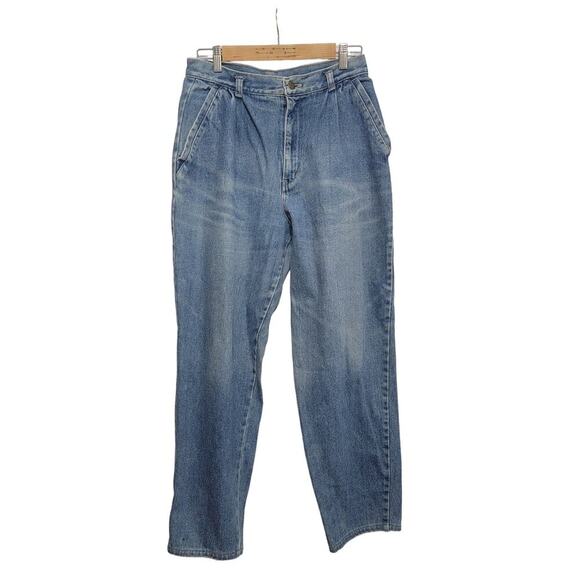 VTG Anne Klein 80s Era Pleated High Waist Mom Jeans 12